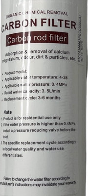 Liquida LQ3001 Instant Boiling Water Kitchen Tap Filter For all EBT Products