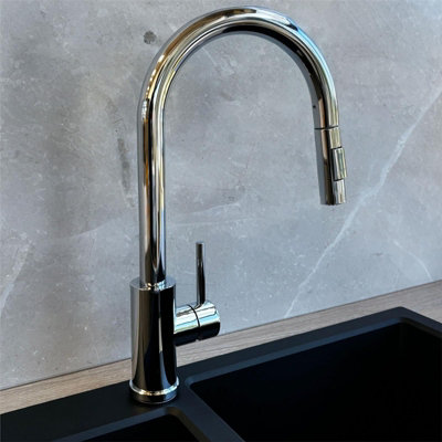 Liquida LSS100 1.0 Bowl Reversible Stainless Steel Kitchen Sink With ...