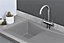 Liquida SEV860CG 1.0 Bowl BIO Composite Reversible Grey Kitchen Sink With Waste