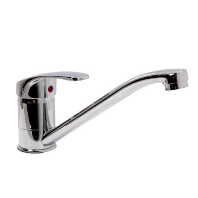 Liquida VS626CH Single Top Lever Kitchen Mixer Tap In Chrome