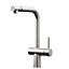 Liquida W15BN Single Lever Pull Out Spray Brushed Nickel Kitchen Mixer Tap