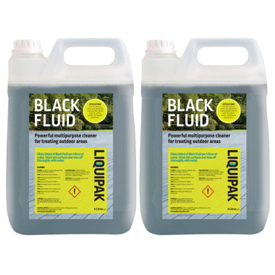 Liquipak Black Fluid Outdoor Cleaner & Deodoriser Concentrated Formula ...