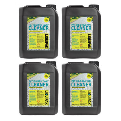 Liquipak Patio & Driveway Cleaner Concentrated 4x5L DIY at B&Q