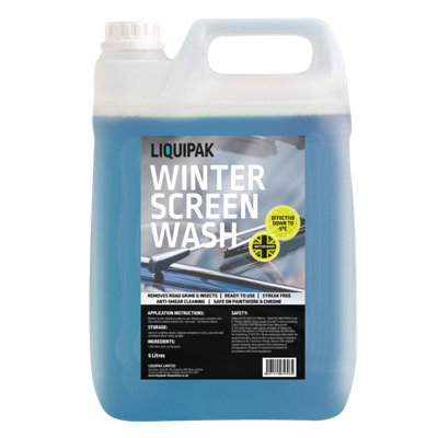 Liquipak Winter Screenwash 5L Ready to Use