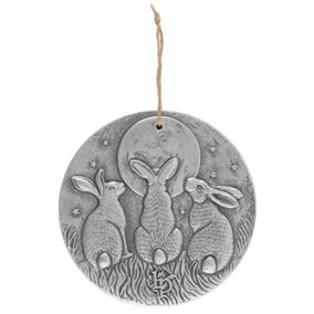 Lisa Parker Moon Shadows Plaque Silver (One Size)