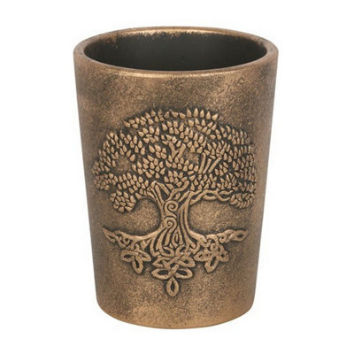 Lisa Parker Tree of Life Plant Pot Bronze (One Size)