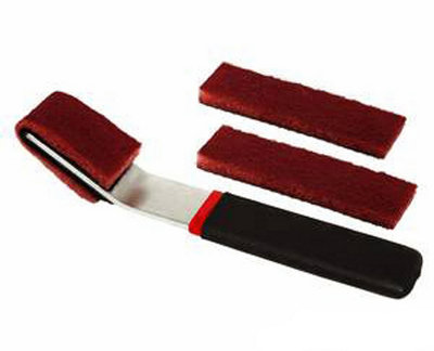 Lisle Abrasive Cleaning Pad Scraper For Metal/Metal Surfaces