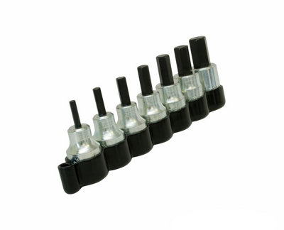 Lisle Hex Bit Socket Set 3/8 Drive 3-10Mm