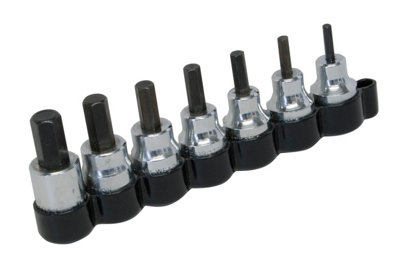 Lisle Hex Sae Bit Socket Set 3/8 Drive