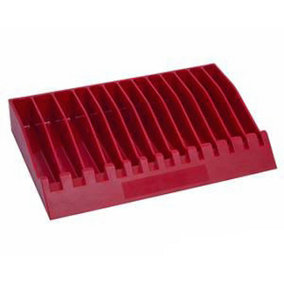 Lisle Plastic Plier Rack Organiser Red