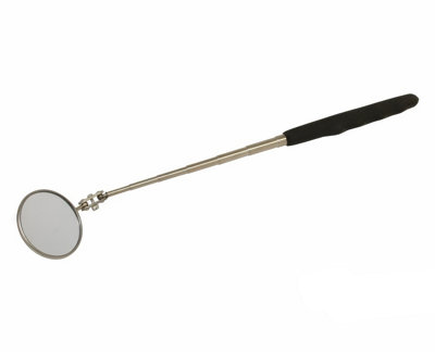 Lisle Telescopic Glass Inspection Mirror Round 2 1/4 Diameter