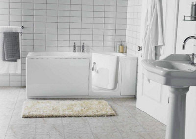 Lisna Waters Bermuda Right Hand Full Length Walk In Bath 1685mm x 750mm ...