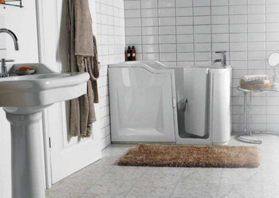 Lisna Waters Havana Easy Access Right Hand Deep Soak Walk In Bath 1220mm x 660mm MADE IN UK
