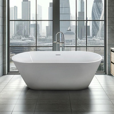Lisna Waters LWFBS6100 1700mm x 800mm Double Ended Freestanding Bath