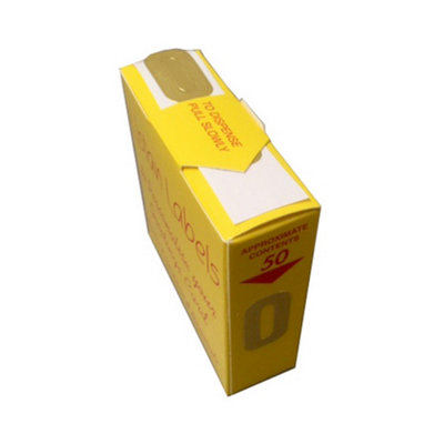 Listan Labels Gold Numeric Adhesive Labels (Box Of 50) Gold (2)