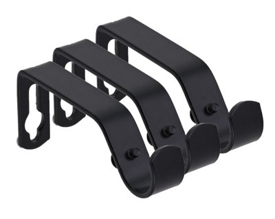 Lister Cartwright 19mm Curtain Pole Ends Brackets with Adjustable ...