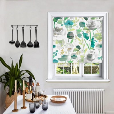 Lister Cartwright Spring Floral Patterned Blackout Roller Blinds ...