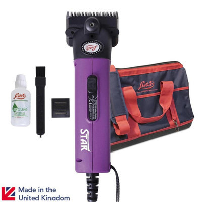 Lister Star Corded Horse Clipper In Holdall Purple 45W 2700rpm 258-36880 Price Comparisons | Compare The Build