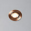 Litecraft 2 Pack Copper 1 Lamp Modern Bathroom Downlights IP65 Circular Tiltable