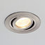 Litecraft 2 Pack Satin Chrome 1 Lamp Modern Bathroom Downlights