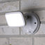 Litecraft Alma White Outdoor LED Wall Light