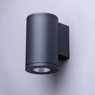 Litecraft Argo Anthracite LED Outdoor Wall Light