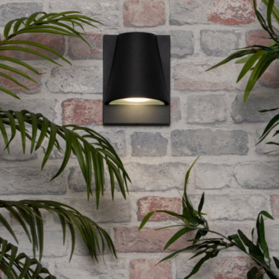 Litecraft Astrid Anthracite Modern Outdoor Wall Light