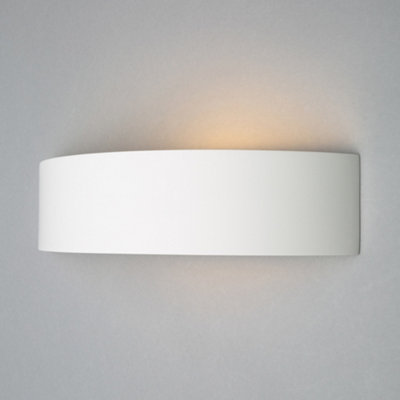 Litecraft Beinn White Paintable Up and Down Wall Light