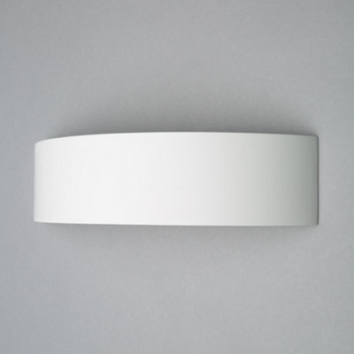 Litecraft Beinn White Paintable Up and Down Wall Light