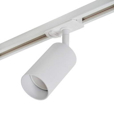 Litecraft Bexley White 1.8m 5 Head Track Light Kit