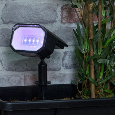 Litecraft Canyas Black LED Solar Smart Outdoor Spike Light