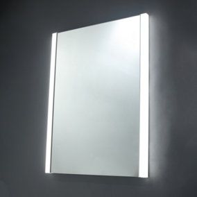 Litecraft Cleeve Chrome LED Bathroom Mirror Touch Sensitive Wall Light