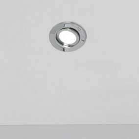 Litecraft COB LED Chrome Adjustable Colour Changing Bathroom Downlight