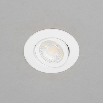 Litecraft COB LED White Adjustable Colour Changing Bathroom Downlight