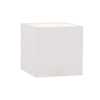 Litecraft Creag White Paintable Up and Down Wall Light