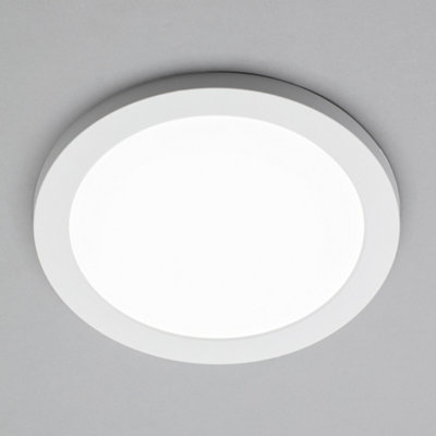 Litecraft Darly White 18 Watt LED Bathroom Ceiling Light