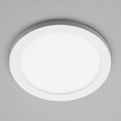 Litecraft Darly White 18 Watt LED Bathroom Ceiling Light
