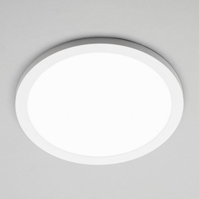 Litecraft Darly White 24 Watt LED Bathroom Ceiling Light