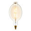 Litecraft E27 6W Amber Warm White Vintage Filament Oversized LED Light Bulb