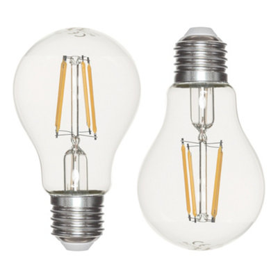 Litecraft E27 6W Pack of 2 Warm White Vintage Filament LED Light Bulb