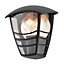 Litecraft Francis Black Outdoor Lantern Wall Light