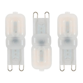Litecraft G9 2.5W Pack of 3 Natural White Capsule LED Light Bulb