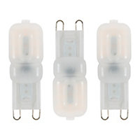 Litecraft G9 2.5W Pack of 3 Warm White Capsule LED Light Bulb