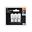 Litecraft G9 2W Pack of 3 Cool White Capsule LED Light Bulb