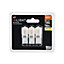 Litecraft G9 2W Pack of 3 Warm White Capsule LED Light Bulb
