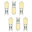 Litecraft G9 2W Pack of 6 Natural White Capsule COB LED Light Bulbs