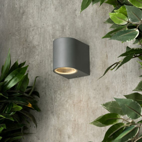 Litecraft Irwell Silver Outdoor Wall Light