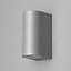 Litecraft Irwell Silver Up and Down Outdoor Wall Light