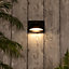 Litecraft Jacinta Black Outdoor LED Wall Light