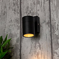 Litecraft Kenn Black Outdoor Wall Light